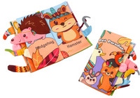 Miękka Książeczka Edukacyjna Szeleszcząca Zwierzęta Leśne