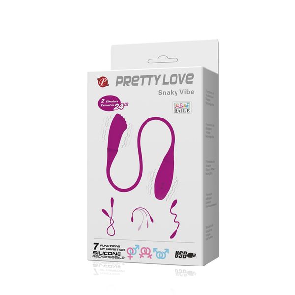 PRETTY LOVE - Snaky Vibe, 7 vibration functions Bendable zdjęcie 8