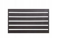 Przęsło ogrodzeniowe poziome 200x120 brązowe