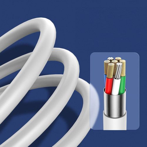 kabel 1m lightning do usb-a usb do apple iphone, ipad, ipod box biały na Arena.pl