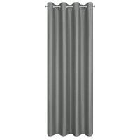 Zasłona na przelotkach z błyszczącą nicią SELINA 140X250 stalowa