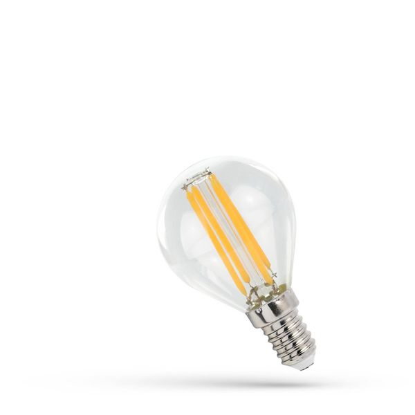 LED KULKA E-14 230V 4W COG NW CLEAR SPECTRUM zdjęcie 1