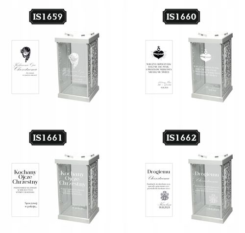 biały ZNICZ GRAWER KAPLICZKA personalizowany twój napis dedykacja DLA MAMY na Arena.pl