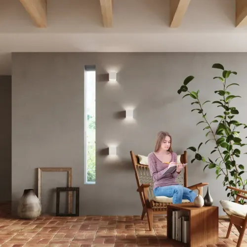 Kinkiet LUCA biały LED IP54 na Arena.pl