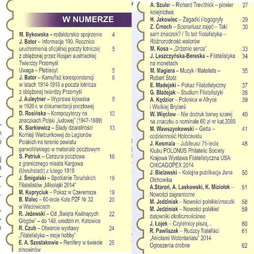 Pismo Filatelista 2015/01 - styczeń na Arena.pl