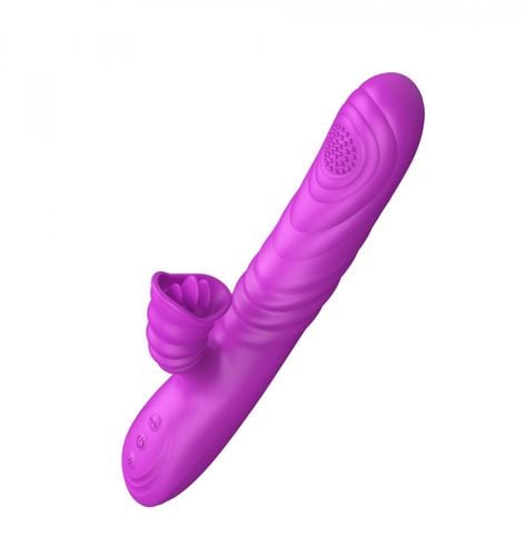 wibrator angelia, usb 3 functions of thrusting / 20 vibrations purple na Arena.pl