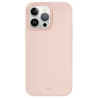 Etui UNIQ Lino Hue Magclick Charging do iPhone 15 Pro Max - różowe