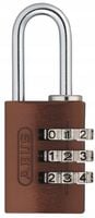 KŁÓDKA JARZMOWA SZYFROWA ABUS 20 MM BRĄZOWY