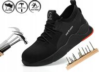 LEKKIE ODDYCHAJĄCE OCHRONNE ROBOCZE BUTY BHP SPORTOWE Z PODNOSKIEM--R.42