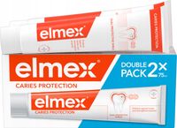 ELMEX CARIES PROTECTION PASTA DO ZĘBÓW PRZECIW PRÓCHNICY 2 X 75 ML