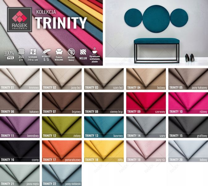 PANEL ŚCIENNY PANELE TAPICEROWANE 30 x 120 PŁOTEK zdjęcie 5