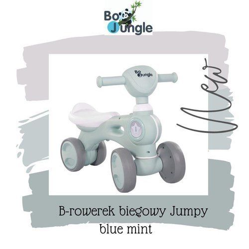Rowerek biegowy jeździk BIKE JUMPY blue mint na Arena.pl