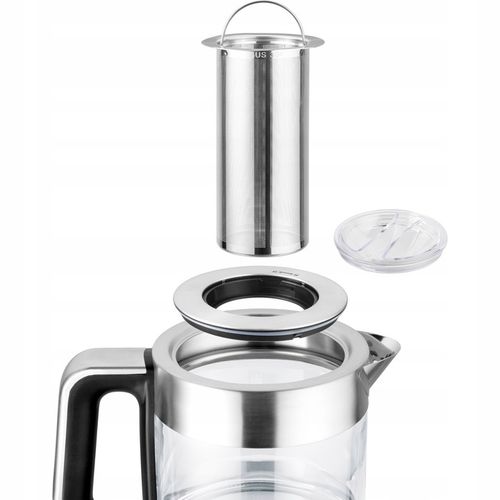 Czajnik Elektryczny Szklany z Podstawą Catler KE510 Poj 1,5L LED 2200W na Arena.pl