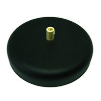 Podsufitka Maskownica Sufitowa fi 135mm czarna z hamulcem mosiądz