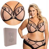 Biustonosz miękki GORSENIA K716 DIANA CZARNY, 75D