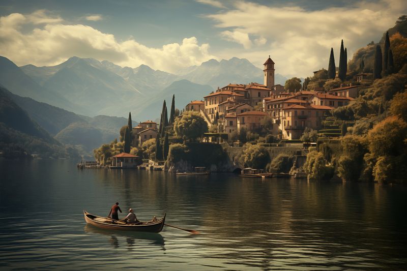 Plakat 60x40cm Spokojna Nostalgia zdjęcie 1