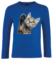 Bluzka t-shirt z długim rękawem Kot