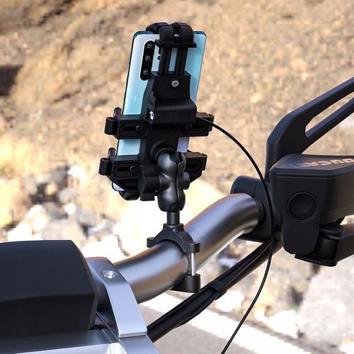 MOTOCYKLOWY UCHWYT TELEFON KIEROWNICĘ ŚRUBA RAMY na Arena.pl