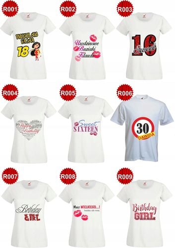 śmieszne koszulki na urodziny na Arena.pl