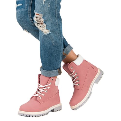 Różowe traperki r.41 na Arena.pl