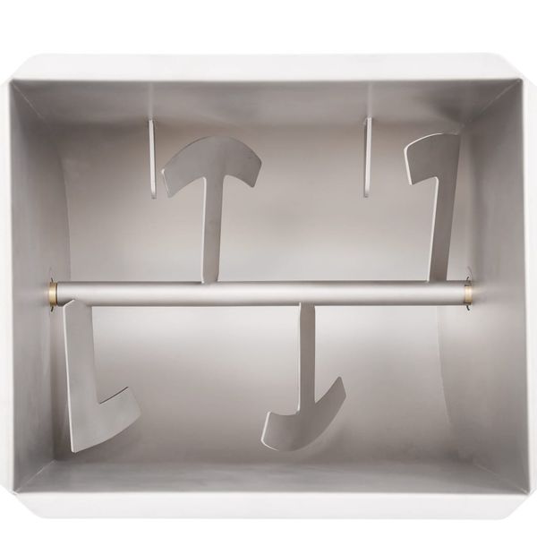 Ręczna mieszarka do mięsa z pokrywką, srebrna zdjęcie 6