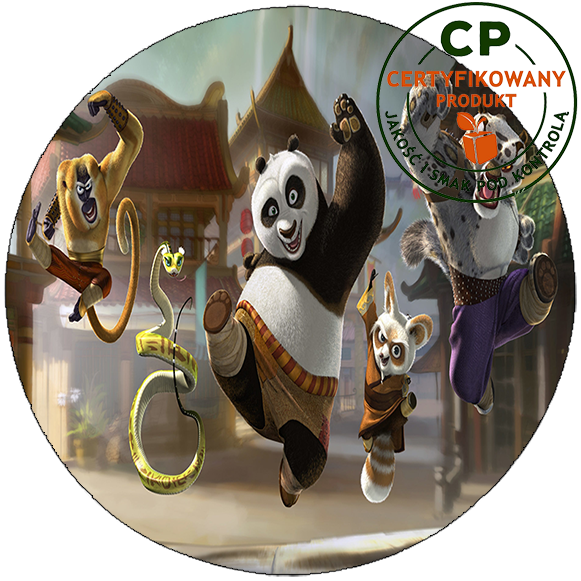 Opłatek na tort Kung fu Panda zdjęcie 1