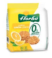 FLORBU Ciastka o smaku cytrynowym bez dodatku cukru 130g