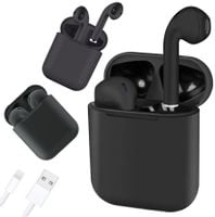 SŁUCHAWKI TWS BEZPRZEWODOWE SPORTOWE  BLUETOOTH I12 CZARNE + POWERBANK