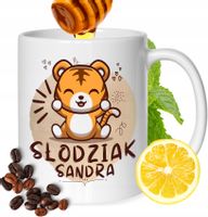 Kubek Dla Sandry Koleżanki Przyjaciółki Prezent Z Nadrukiem Biały 330Ml