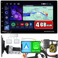 RADIO SAMOCHODOWE 1 DIN 9'' CARPLAY ANDROID 15 WIFI GPS DOTYKOWE 4GB/64GB