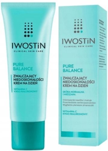 Iwostin Pure Balanc na dzień Krem przeciw niedoskonałościom do twarzy 50 ml na Arena.pl