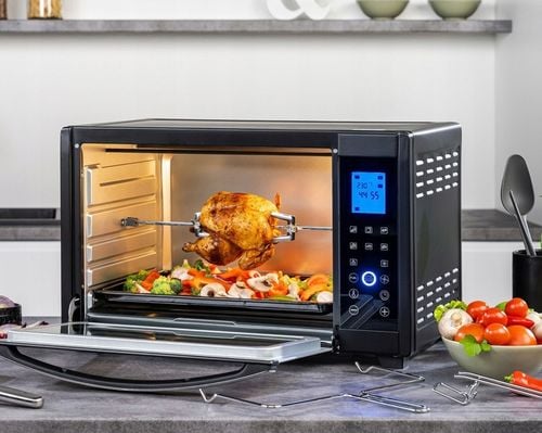 Piekarnik First Austria 45L LED Dotykowy 2000W z Rożnem i Grillem na Arena.pl