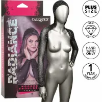 calexotics radiance ruszta plus size - bluza z kapturem i kryształkami 3x