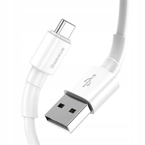 Baseus Kabel USB-C - 100 cm | Kolor: Biały na Arena.pl