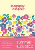 BLOK A4 170G DECO SUMMER HAPPY COLOR 5905130010682