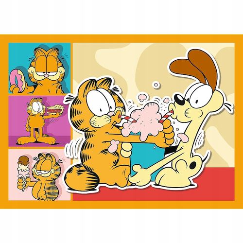 puzzle 4w1 garfield kocha lazanię 34673 na Arena.pl
