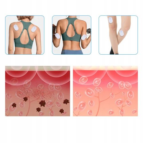 MASAŻER ELEKTROSTYMULATOR SZYI KARKU TENS EMS 2W1 ELEKTRODY TERAPIA PRĄDEM na Arena.pl