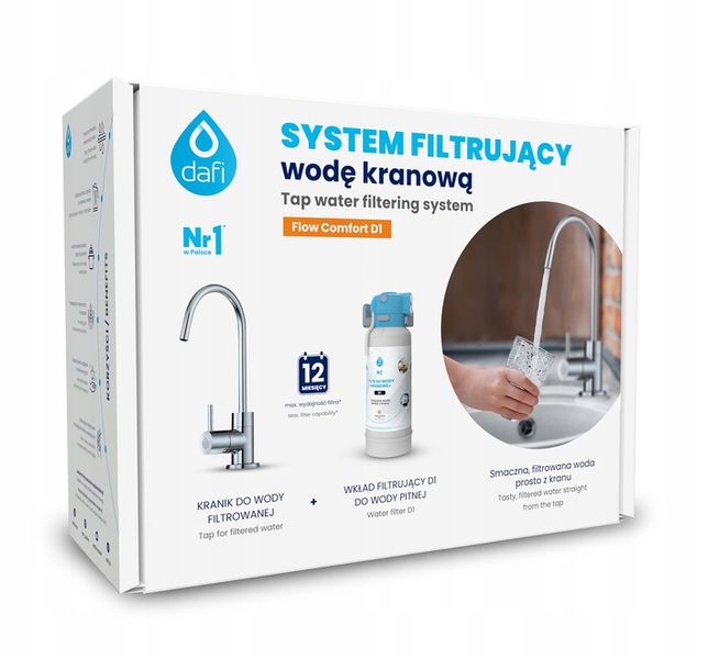SYSTEM FILTRUJĄCY FILTR PODZLEWOZMYKOWY DAFI FLOW COMFORT D-1 zdjęcie 9