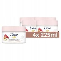 Dove Kremowy Peeling Pod Prysznic do Jedwabiście Gładkiej Skóry 225ml