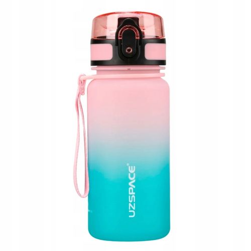 Bidon na wodę dla dziewczynki 350 ml różowo-turkusowy BPA Free na Arena.pl