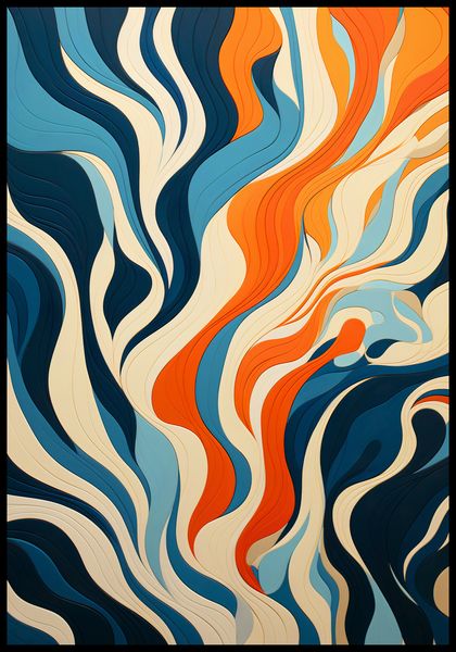 Plakat 68x98cm Oceaniczne Fale zdjęcie 2