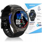 Smartwatch Wenom DM56 Sportowy Męski Damski GPS Wodoodporny PL Pływanie