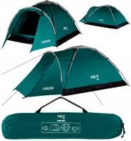 Namiot Turystyczny Kempingowy Wodoodporny 2 osobowy NILS Solidny