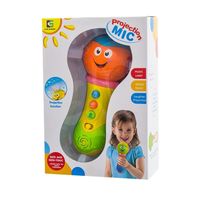 DLA DZIECI ZABAWKA PROJEKTOR MIKROFON