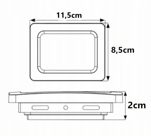 HALOGEN Naświetlacz LAMPA LED 20W IP65 Reflektor zdjęcie 7