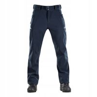 Spodnie Bojówki Taktyczne M-TAC SOFTSHELL WINTER Trekkingowe Granatowe XS