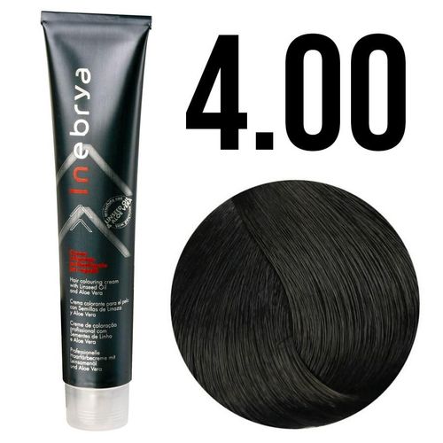 Inebrya farba do włosów, koloryzacja trwała, 100 ml 4/00 średni brąz intensywny na Arena.pl