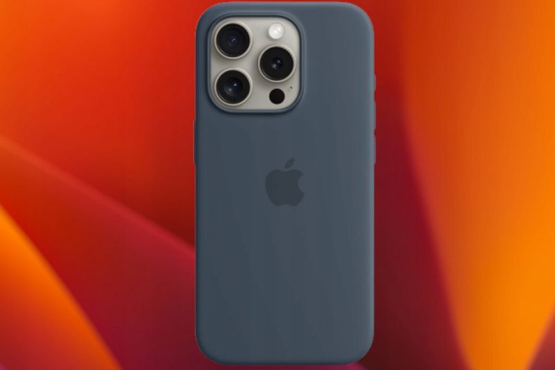 Plecki Apple do Apple iPhone 15 Pro Max niebieski zdjęcie 3