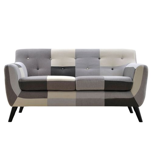 Sofa dwuosobowa Patchwork grey mix na Arena.pl
