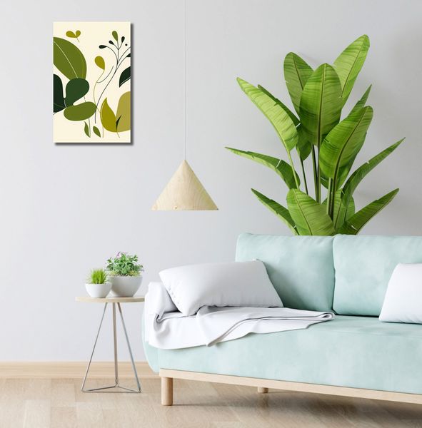 Obraz 30x50cm Świeżość Liści zdjęcie 2